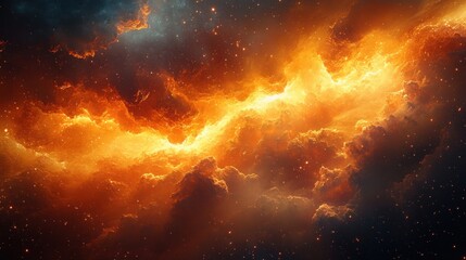 Fototapeta premium Cosmic Explosion Energy Lightning Quantum Space Nebula Abstract Background