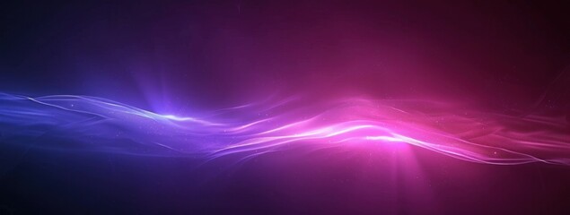 Abstract Purple and Blue Waves