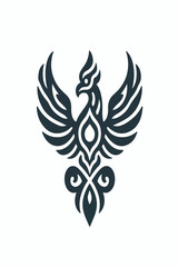 cool bird logo image vector