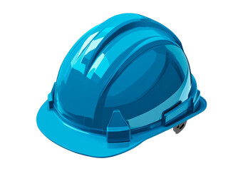 Safety helmet isometric isolated on transparent background