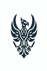 cool bird logo image vector