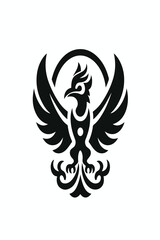 cool bird logo image vector