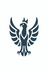 cool bird logo image vector