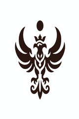 cool bird logo image vector