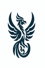 cool bird logo image vector