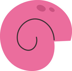 Abstract Snail Shell Design