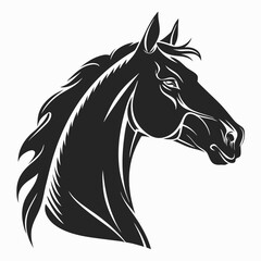 horse head silhouette