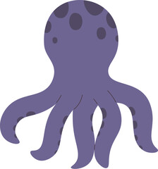 Playful Octopus with Spots