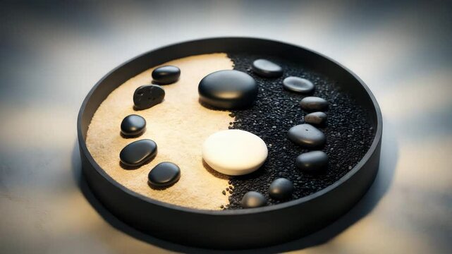 Zen Garden and Yin Yang