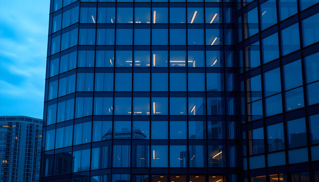 very tall building with lots of windows