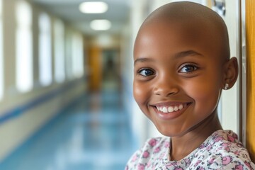 Honor of bravery: national bravehearts day, smiling fighter, pediatric cancer struggle, unwavering determination, community support, uplifting hope, medical battle, emotional strength, enduring spirit