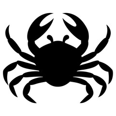 crab icon isolated on white background