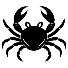 crab icon isolated on white background