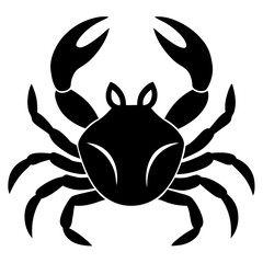 crab icon isolated on white background
