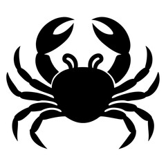 crab icon isolated on white background