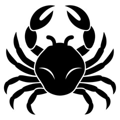 crab icon isolated on white background