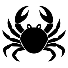 Fototapeta premium crab icon isolated on white background