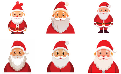 set of santa claus
