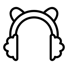 earmuffs Line Icon