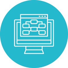 Fototapeta premium Sitemap Icon