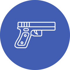 Fototapeta premium Pistol Icon