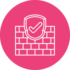 Firewall security Icon
