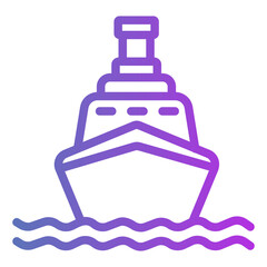 ship Gradient icon