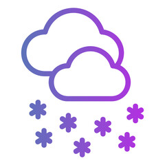 snowing Gradient icon
