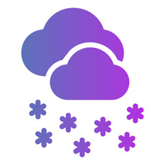 snowing Gradient icon