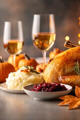 Thanksgiving Feast Table