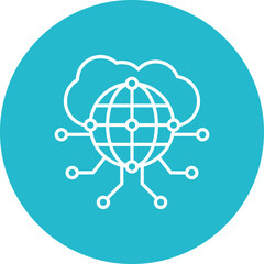 Cloud computing Icon