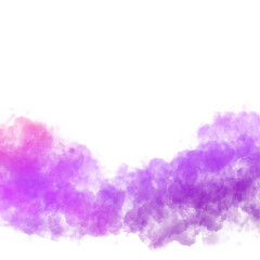 Vivid Purple Smoke Cloud Against a transparent Background png