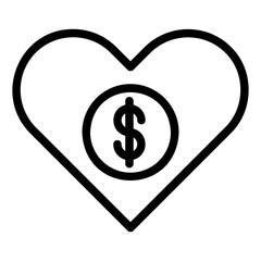 subscription Line Icon