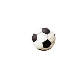 Meteor-shaped soccer ball