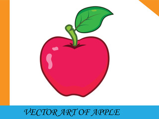 VECTOR ART OF APPLE WHICH IS HELPFULL FOR A DESIGNER TO MAKE APPLE DESIGN OR FRUIT BOOK.