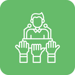 Obraz premium Democracy Icon