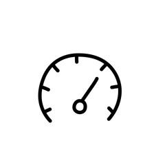 speedometer line icon