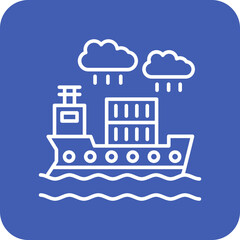 Naklejka premium Cargo shipping Icon