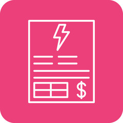 Electricity bill Icon