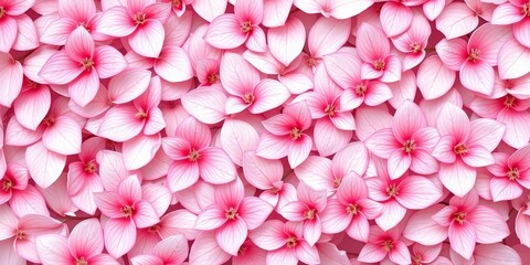 Obraz premium Delicate pink leaves, pastel floral seamless pattern , wrapping paper, art