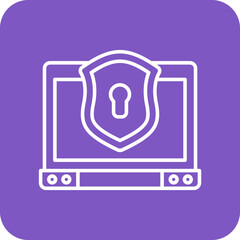 Laptop security Icon