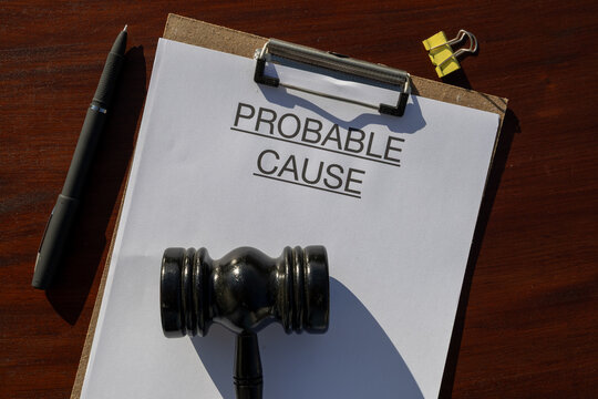  Actionable Evidence: Probable Cause Document with Legal Symbolism