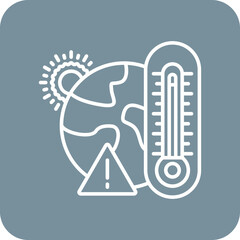 Global warming Icon