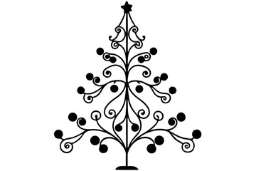 Festive and high-quality Christmas vector illustration perfect for holiday-themed designs. Includes cheerful elements such as Christmas trees, snowflakes, ornaments, Santa Claus, gifts, and winter dec