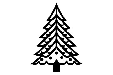Fototapeta premium Festive and high-quality Christmas vector illustration perfect for holiday-themed designs. Includes cheerful elements such as Christmas trees, snowflakes, ornaments, Santa Claus, gifts, and winter dec