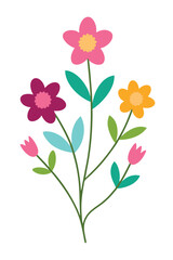 floral background with flowers