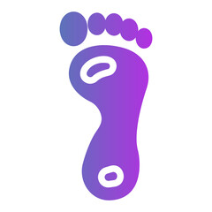 foot Gradient icon