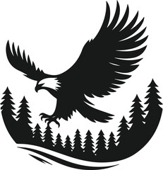 Eagle silhouette