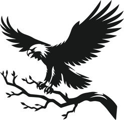 Eagle silhouette