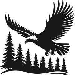 Eagle silhouette